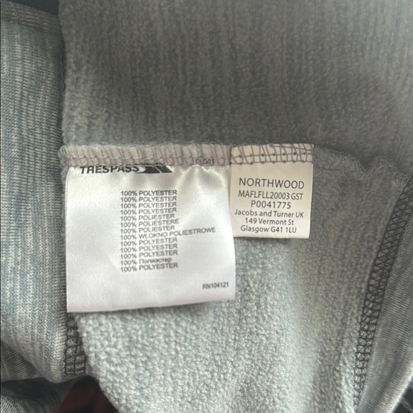 Trespass Gray Utility Jacket 100 - Picture 10 of 10